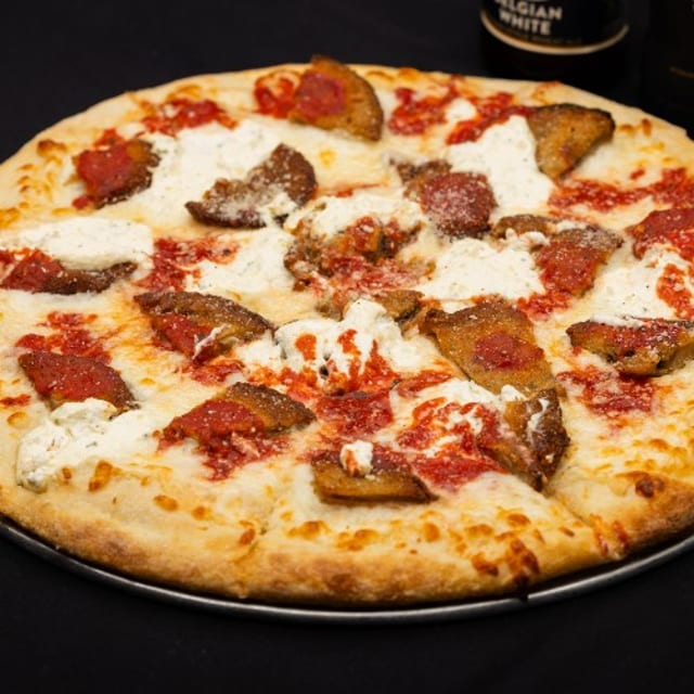 Eggplant Parmigiana Pizza (Medium).