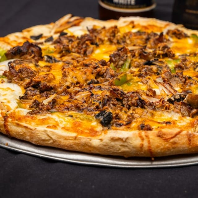 Steak and Cheese Pizza (Large).