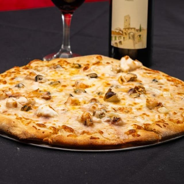 I Love NY Seafood Pizza (Large).